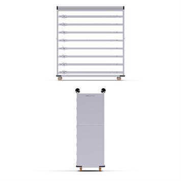 Chariot passeur avec système enfermé 58x160 cm