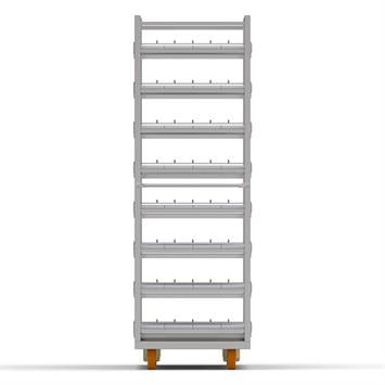 Chariot Passeur 58x160 cm (Inox)