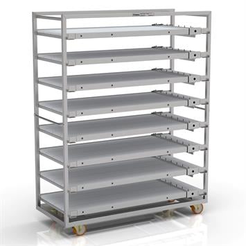 Chariot Passeur 58x160 cm (Inox)
