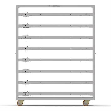 Chariot Passeur 58x160 cm (Inox)