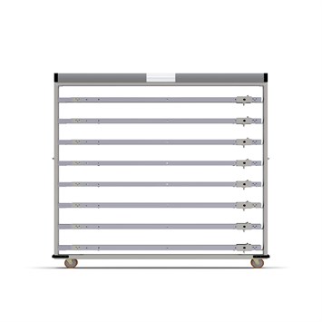 Chariot passeur avec système enfermé 58x200 cm