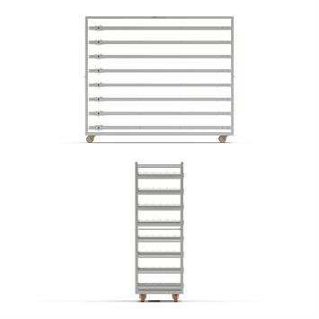 Chariot Passeur 58x200 cm (Inox)