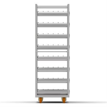 Chariot Passeur 58x200 cm (Inox)