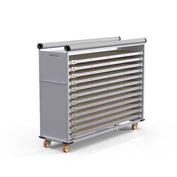 Chariot passeur avec système enfermé 58x240 cm