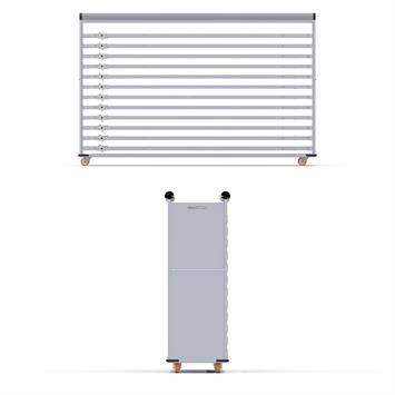 Chariot passeur avec système enfermé 58x280 cm