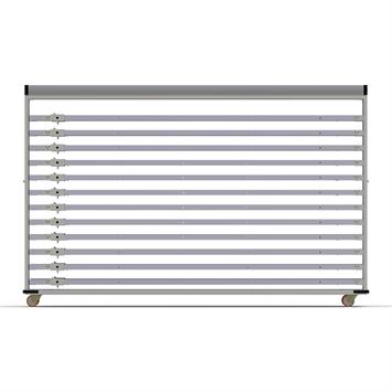 Chariot passeur avec système enfermé 58x300 cm