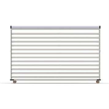 Chariot passeur avec système enfermé 58x300 cm (Inox)