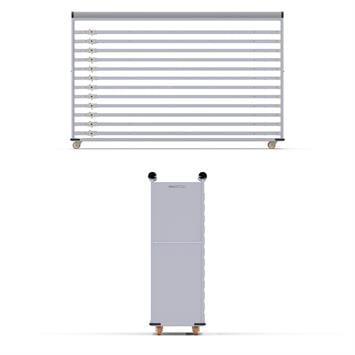 Chariot passeur avec système enfermé 58x300 cm