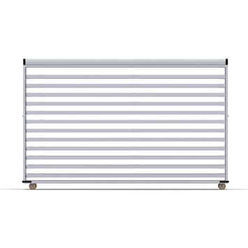 Chariot passeur avec système enfermé 58x400 cm (Inox)