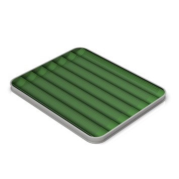 Poêle revêtue à Baguette 7 Canaux Longitudinaux 59x80 cm