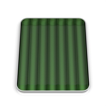 Poêle revêtue à Baguette 7 Canaux Longitudinaux 59x80 cm