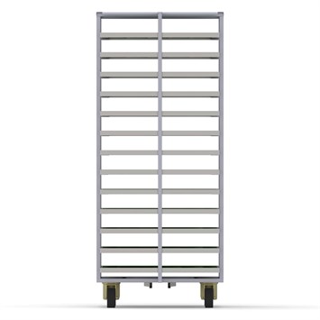 Chariot pour Four Rotatif 59x80 cm