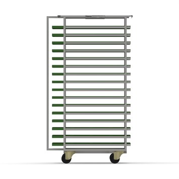 Chariot pour Four Rotatif 59x80 cm (Inox)