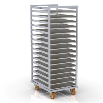 Chariot de Poêles 59x80 cm (Inox)