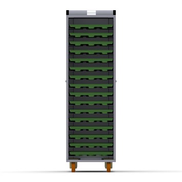 Chariot à Poêles avec Système enfermé 60x90 cm