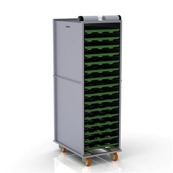 Chariot à Poêles avec Système enfermé 60x90 cm