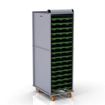 Chariot à Poêles avec Système enfermé 60x90 cm