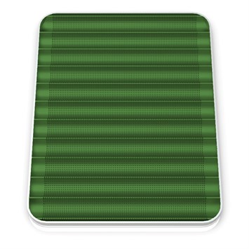 Poêle revêtue à Baguette 11 Canaux Transversaux, 74x98 cm