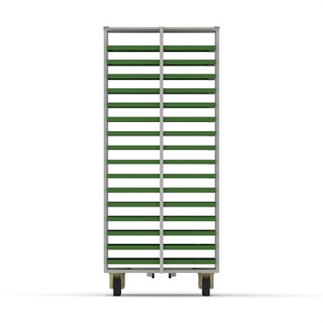 Chariot pour Four Rotatif 74x98 cm (Inox)