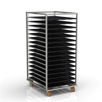 Chariot de Poêles 74x98 cm (Inox)