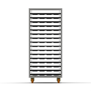 Chariot de Poêles 74x98 cm (Inox)