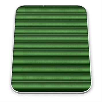 Poêle revêtue à Baguette 11 Canaux Transversaux, 75x104 cm