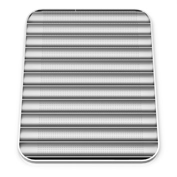 Poêle à Baguette 11 Canaux Transversaux, 75x104 cm