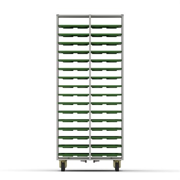 Chariot pour Four Rotatif 75x104 cm (Inox)