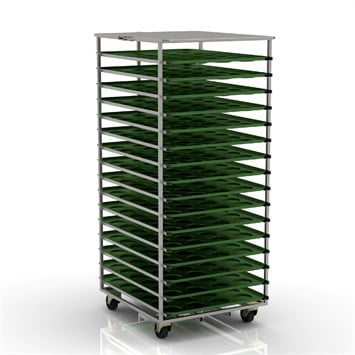 Chariot pour Four Rotatif 75x104 cm (Inox)