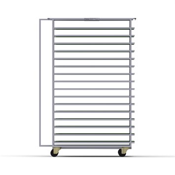 Chariot pour Four Rotatif 80x100 cm