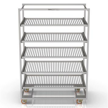 Chariot Refroidisseur de Pain 80x120 cm (Inox)