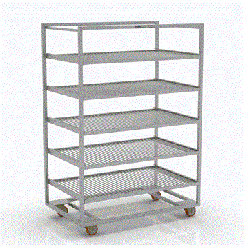 Chariot Refroidisseur de Pain 80x120 cm (Inox)