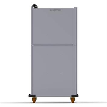 Chariot passeur en bois avec Système enfermé 80x120 cm