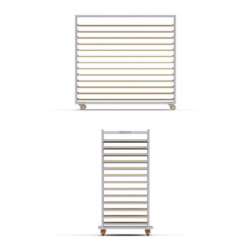 Chariot Passeur en bois 80x150 cm