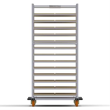 Chariot Passeur en bois 80x180 cm