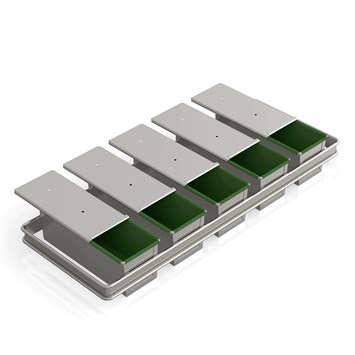 Avec Set Moule à Pain de Mie Anti-Adhésifs 9x9x28 cm