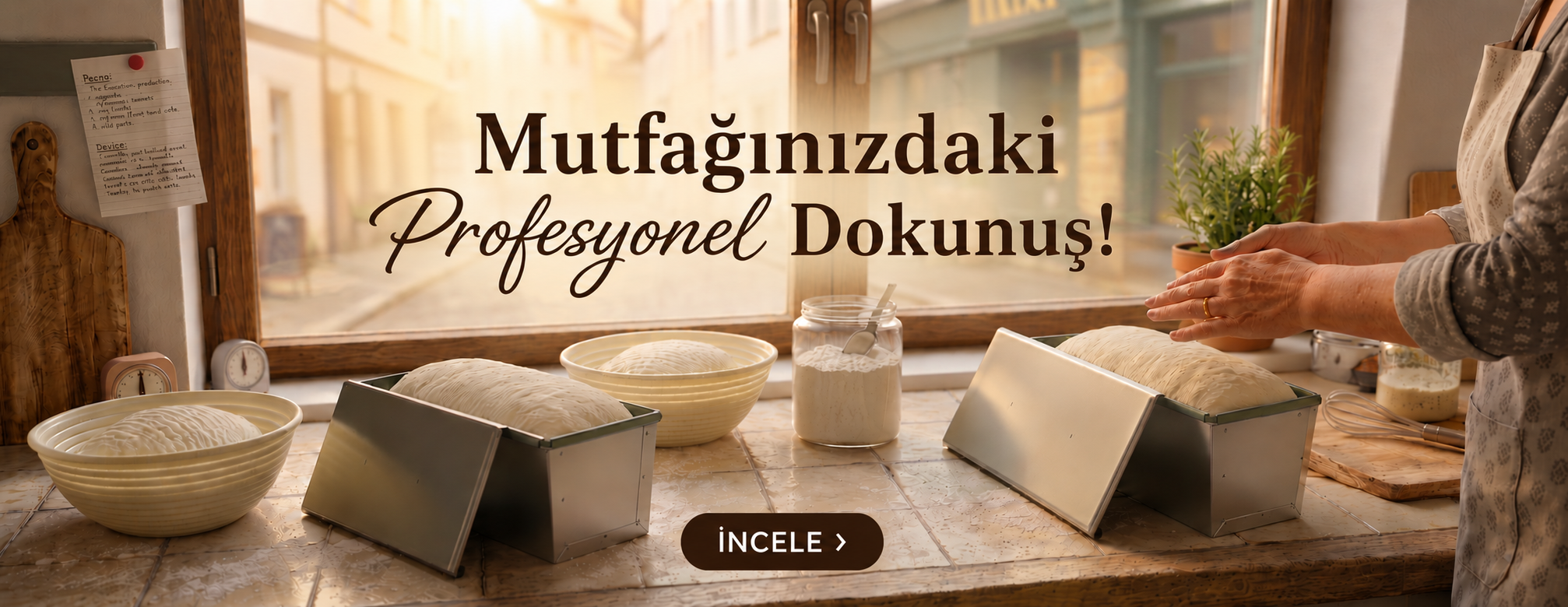 Ev Tipi Ekmek Yapım Ekipmanları ve Hamur Üretim Sistemleri