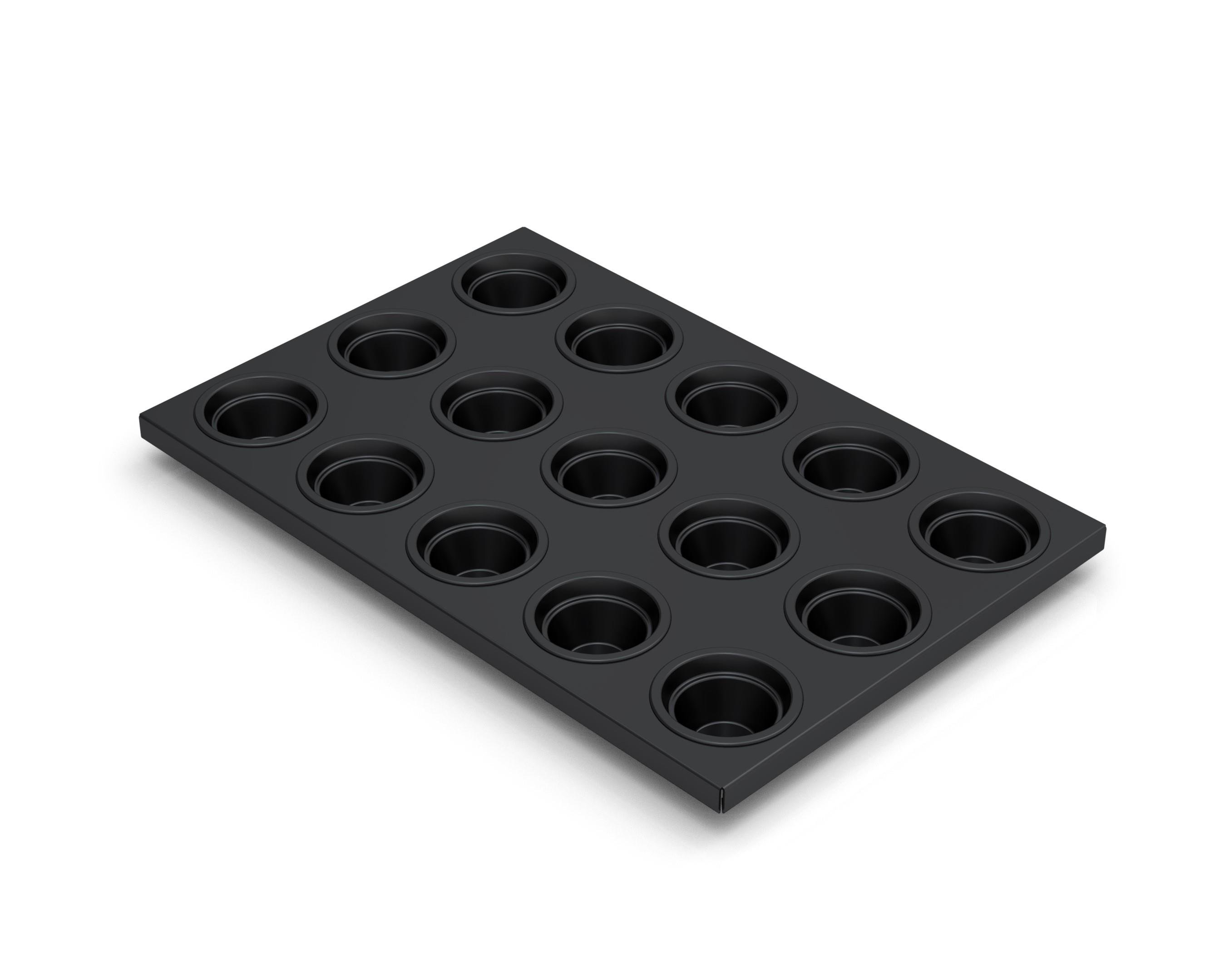 Poêle revêtue à étapes de gâteau pour muffins 40x60 cm