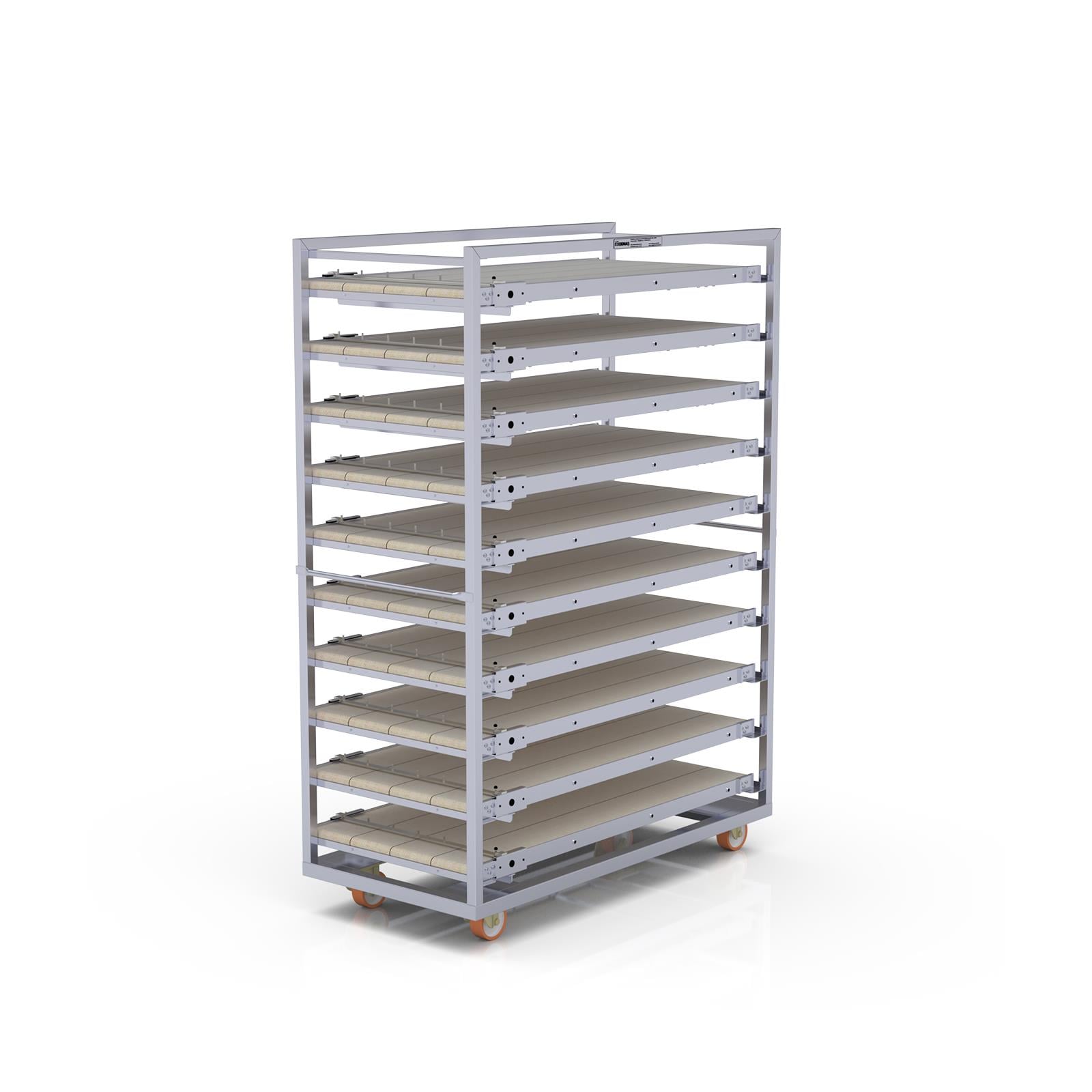 58x120 cm Oven Loader Trolley