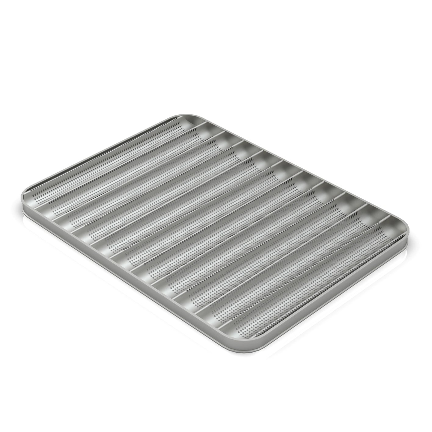 Poêle à Baguette 11 Canaux Transversaux, 74x98 cm