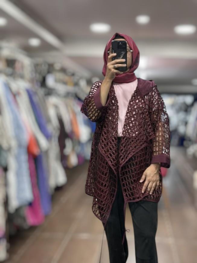 25YGSCKT3148/Ghisa Ceket - bordo