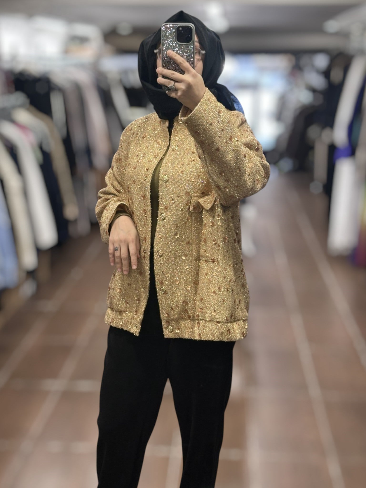 26KGSCKT3328/Ghisa Pul Payet Detaylı Bomber Ceket - Camel