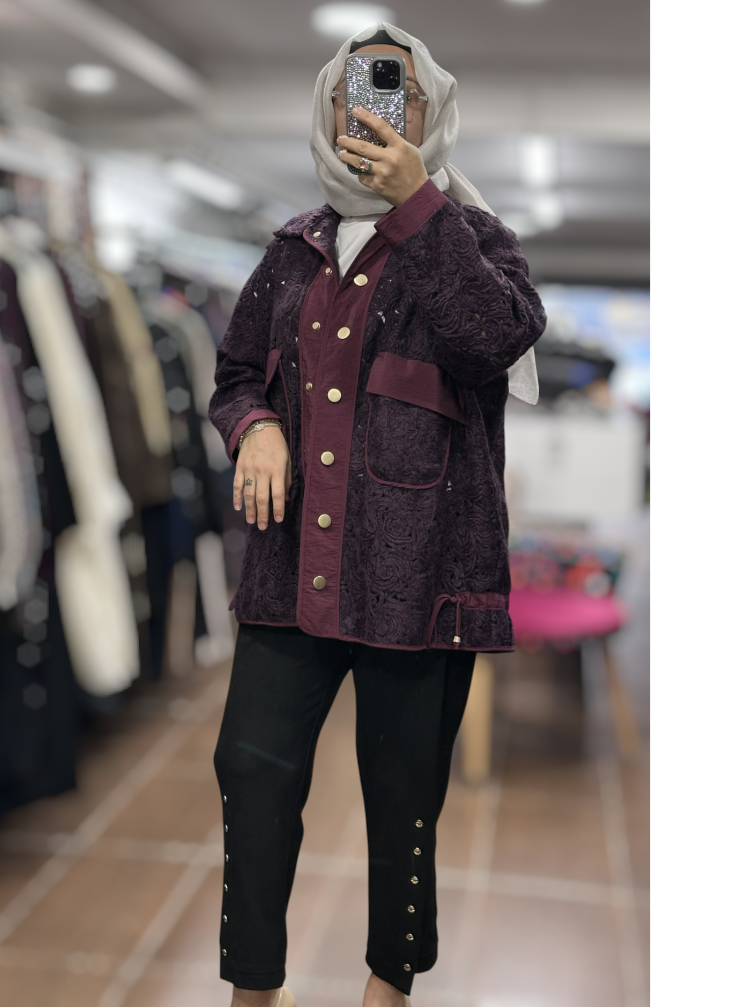 26KGSCKT3333/Ghisa Ceket - MÜRDÜM