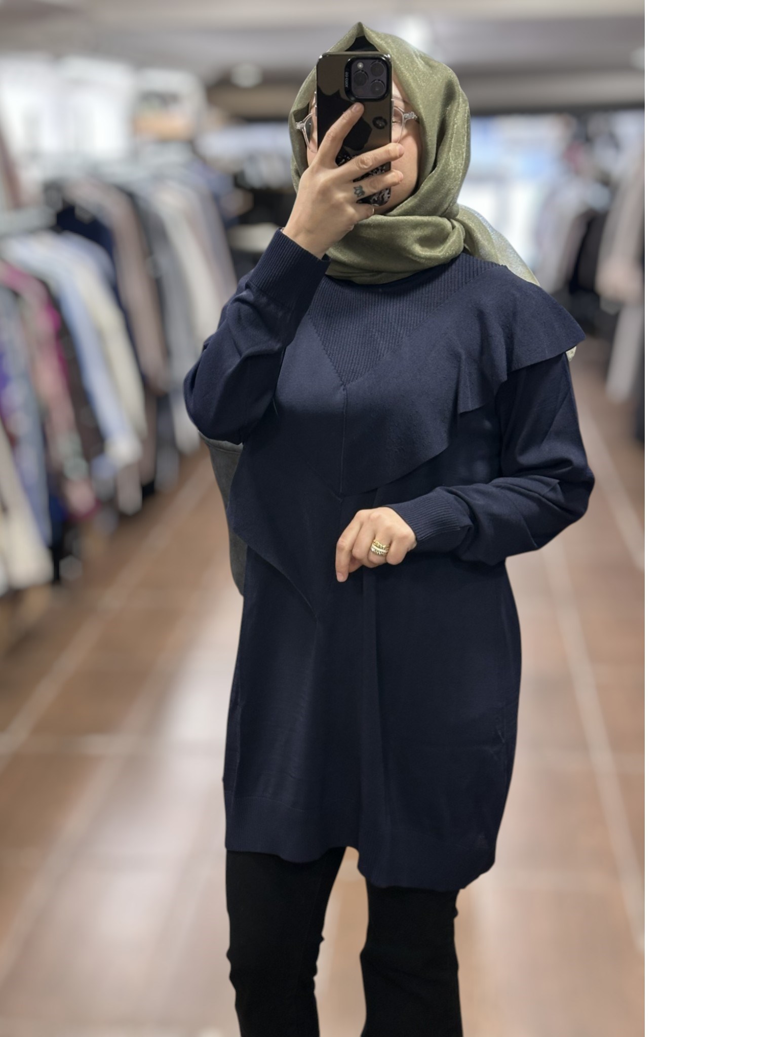 3620T4325/Ghisa Tunik-LACİVERT
