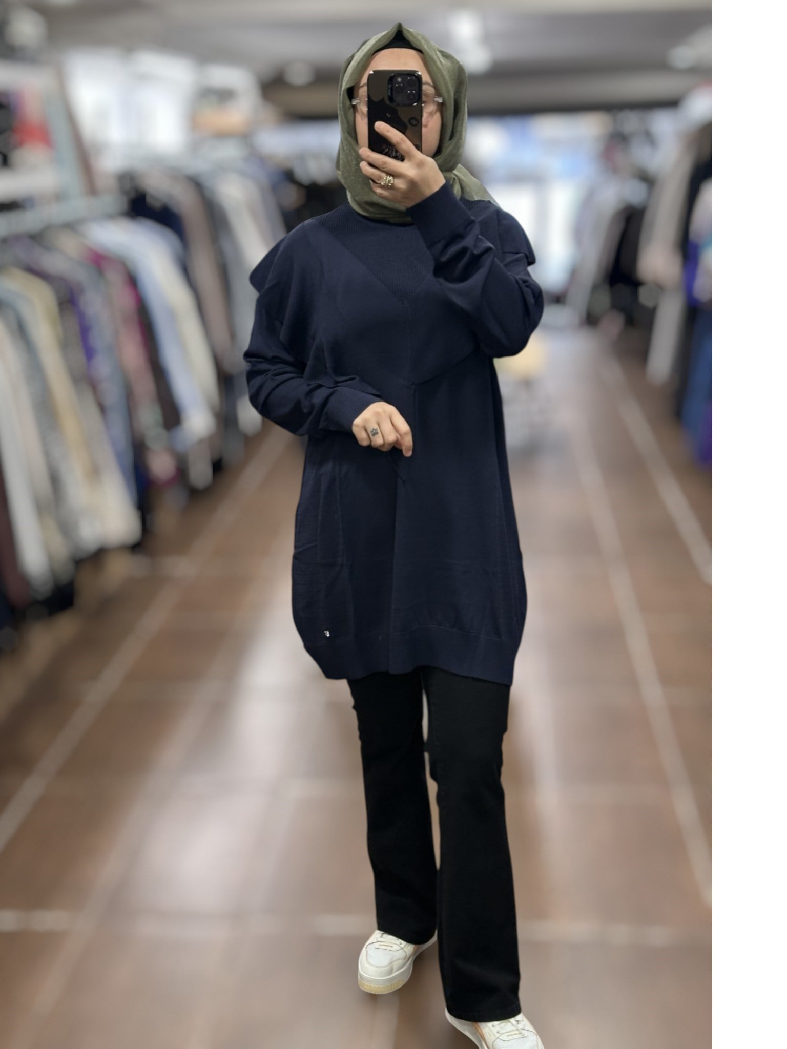 3620T4325/Ghisa Tunik-LACİVERT