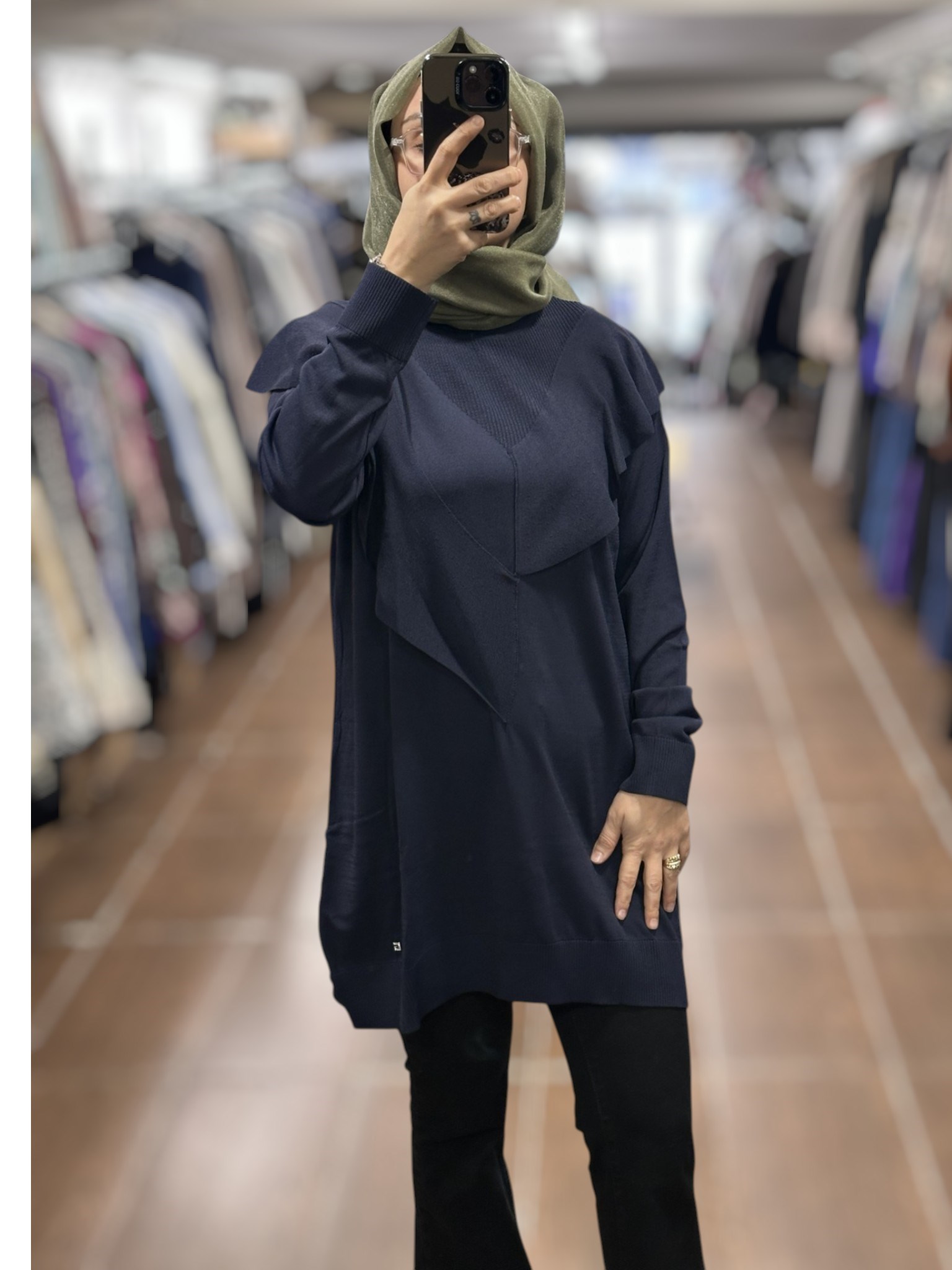 3620T4325/Ghisa Tunik-LACİVERT