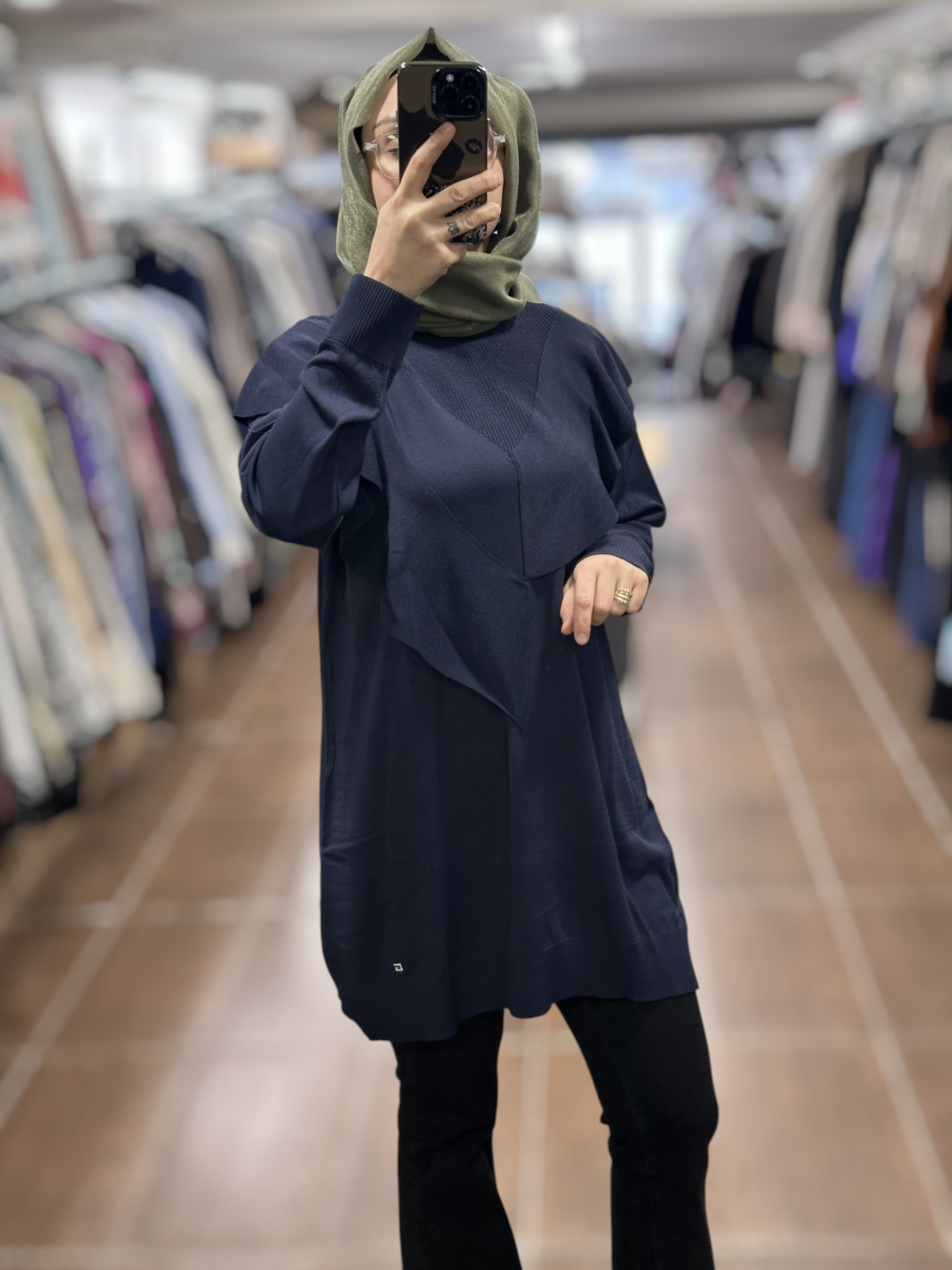 3620T4325/Ghisa Tunik-LACİVERT