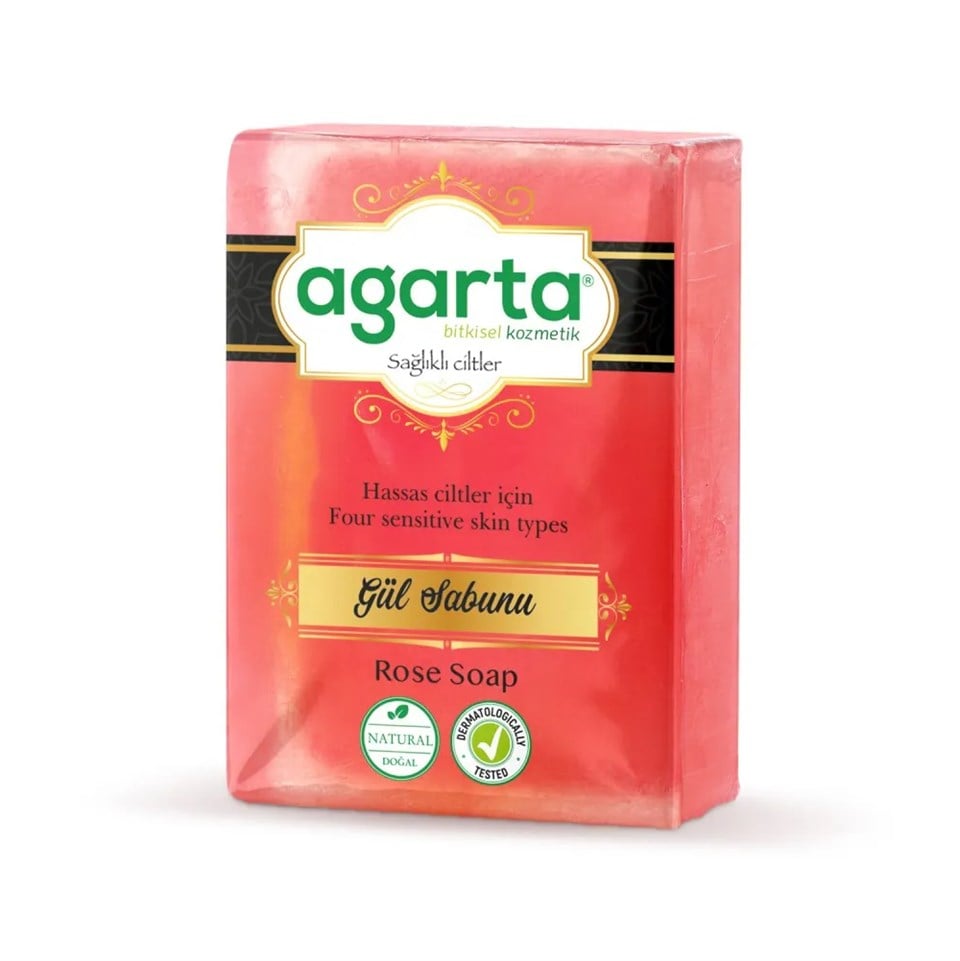 AGARTA DOĞAL EL YAPIMI GÜL SABUN 150 GR