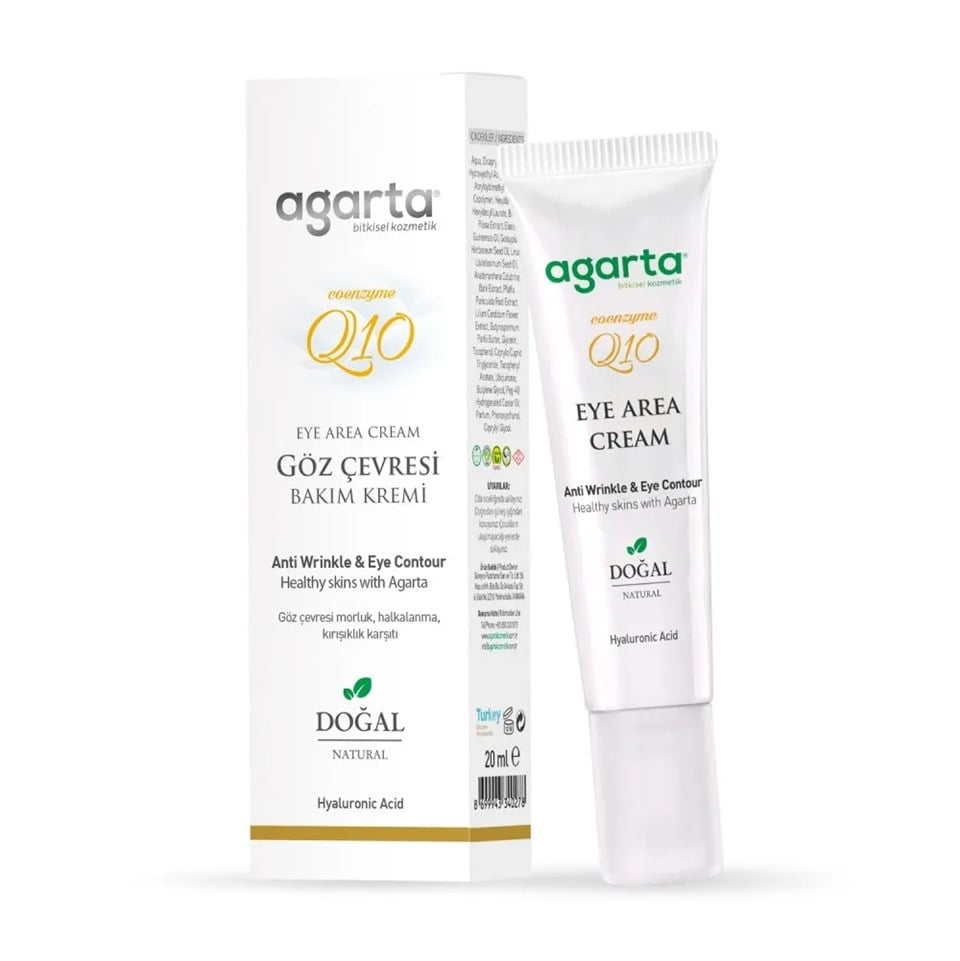AGARTA DOĞAL YAŞLANMA KARŞITI ANTI AGING GÖZ ÇEVRESİ BAKIM KREMİ 20 ML