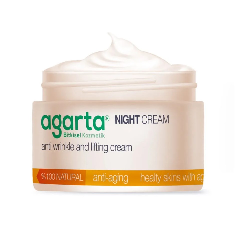 AGARTA DOĞAL YAŞLANMA KARŞITI ANTI AGING GECE BAKIM KREMİ 50 ML